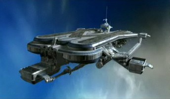 Skybase - Spectrum Headquarters from the New Captain Scarlet show. Image was screen-captured from the second trailer.
