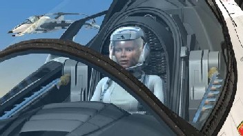 Angel Pilot in cockpit.